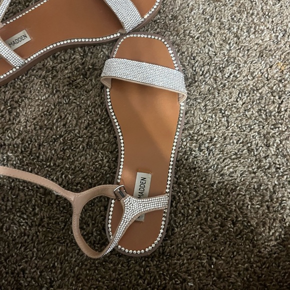 Steve Madden Rhinestone Sandals - Picture 3 of 4